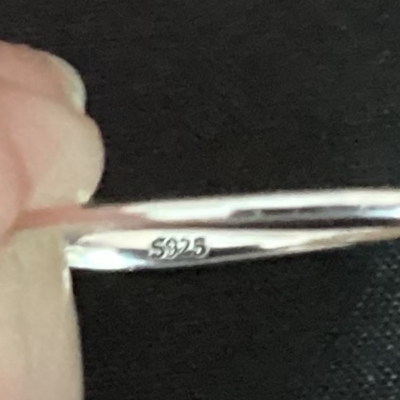 NWT 925 Sterling Silver Zircon Ring - Picture 3 of 4